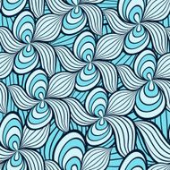 Seamless abstract hand drawn pattern N16