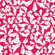 Floral seamless pattern of petunia - Illustration N4