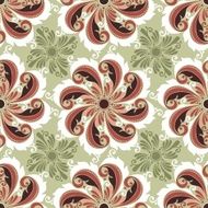 Seamless Floral Pattern (Vector) N72