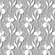 Seamless Floral Pattern (Vector) N74