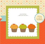 Birthday cupcake N50