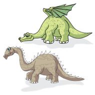 Brontosaurus Vector illustration N3