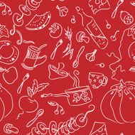 Food seamless pattern N5