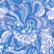 Blue seamless pattern