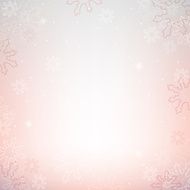 Christmas and New year background with snowflake