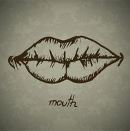 Doodle Human mouth N2