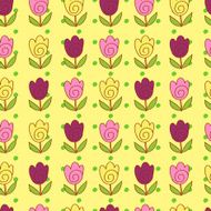 Cute tulips pattern N3