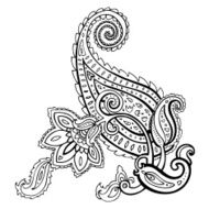 Paisley Ethnic ornament N4