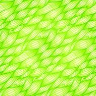 Green grass waves vector seamless pattern