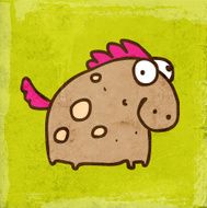 Horse on Grunge Background