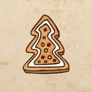Christmas tree cookie N2