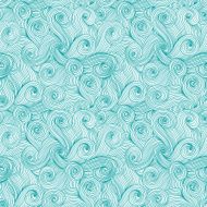 Seamless wave hand-drawn pattern N82