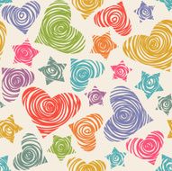 Heart pattern background design