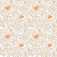 Pattern with hearts N3