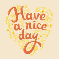 Have a nice day greeting card N3