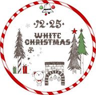 Drawn Christmas Frame 2