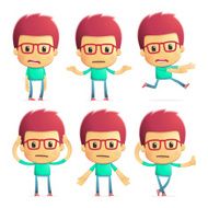 casual man in various poses N13