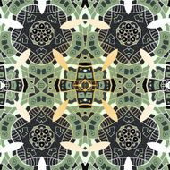 Oriental traditional ornament motif