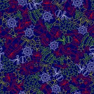 Christmas seamless background N12