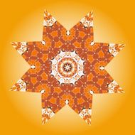 Oriental mandala motif N14