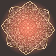 Oriental mandala motif N17