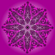 Oriental mandala motif N18