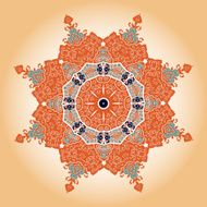 Oriental mandala motif N19