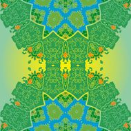 Oriental mandala motif N24