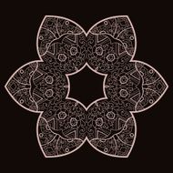 vector mandala N7