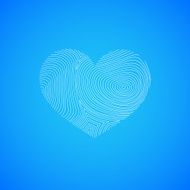 illustration with a heart