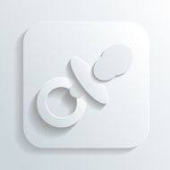 pacifier icon vector N2