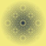 seamless ornamental abstract pattern N4
