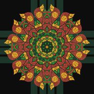 mandala ornament with space for your text Vector image N2