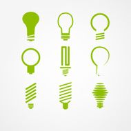 lightbulb icon set