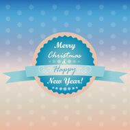 Christmas blur background with greeting Card template