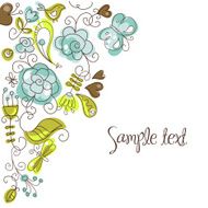 folk floral N6
