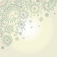 Hand-Drawn Abstract Henna Doodles N2
