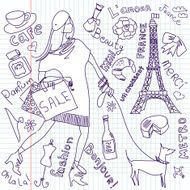 Paris doodles N9