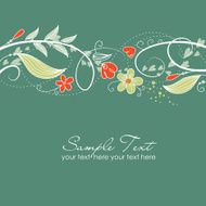 Flower doodle N436