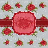 Vintage Flower Card N3