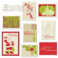 Christmas Vintage Stamp Collection N2