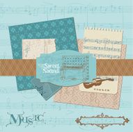 Vintage Music Set