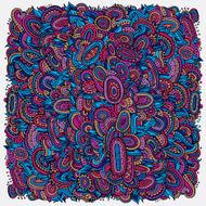 Ethnic decorative background