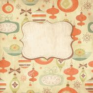 Retro Christmas Ornaments N21