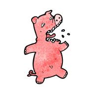 cartoon scared pig N2