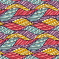 Seamless pattern with waves texture N2