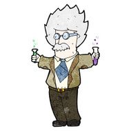 cartoon genius scientist N37