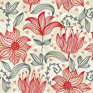 Seamless Floral Pattern N197