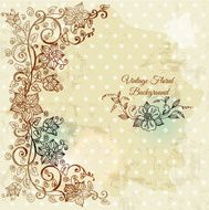 doodle floral background N7