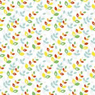 Seamless pattern with abstract leaves N4
